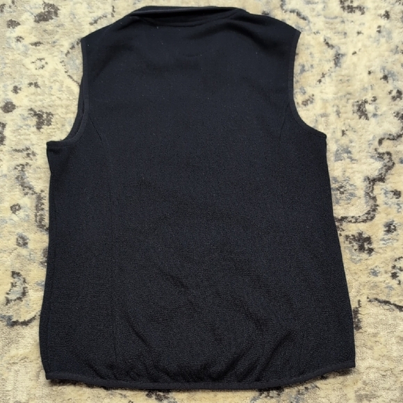 G.H. Bass & Co Men’s M Black Full Zip Fleece Vest Sleeveless Jacket Outdoor - Picture 5 of 5